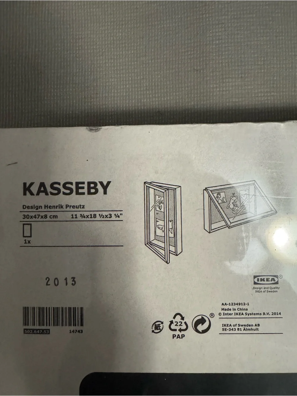 IKEA packaged kasseby